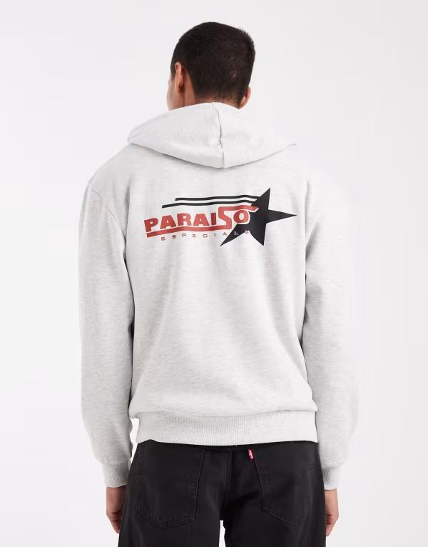 エイソス メンズ アウター パーカー・スウェット プリント パーカー ASOS DESIGN hoodie with sporty p..