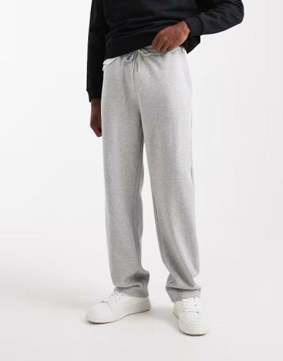 【送料無料】 エイソス メンズ カジュアルパンツ ボトムス ASOS DESIGN straight leg sweatpants with side pipping in gray heather Gray Heather 【送料無料】 エイソス メンズ カジュアルパンツ ボトムス ASOS DESIGN straight leg sweatpants with side pipping in gray heather Gray Heather