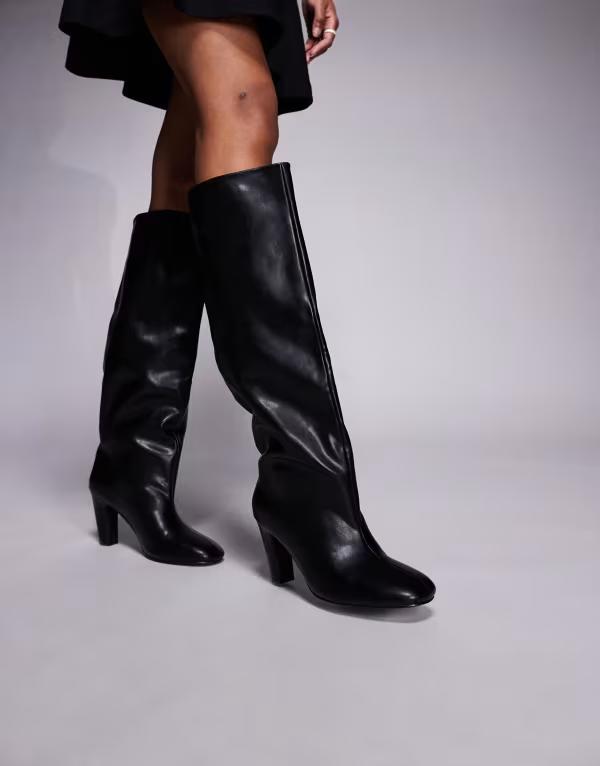 パブリックデザイア レディース シューズ ブーツ・レインブーツ ヒール Public Desire heeled round to..