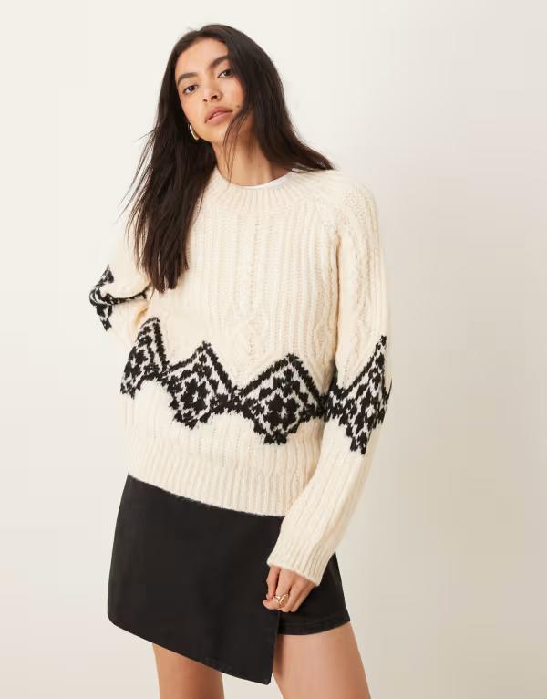 ジェイディーワイ レディース アウター ニット・セーター セーター ニット JDY oversized chunky knit ..
