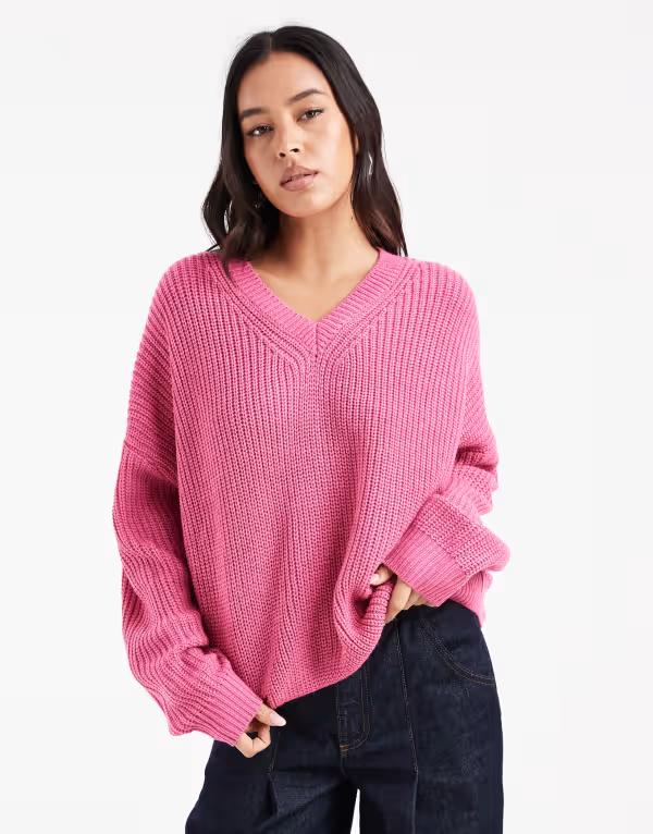 ウェンズデーガール レディース アウター ニット・セーター Vネック セーター Wednesday's Girl Wednes..