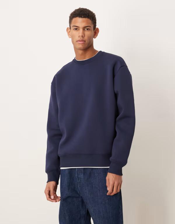 エイソス メンズ アウター パーカー・スウェット クルーネック シャツ スキューバ ASOS DESIGN heavyweight oversized crew...