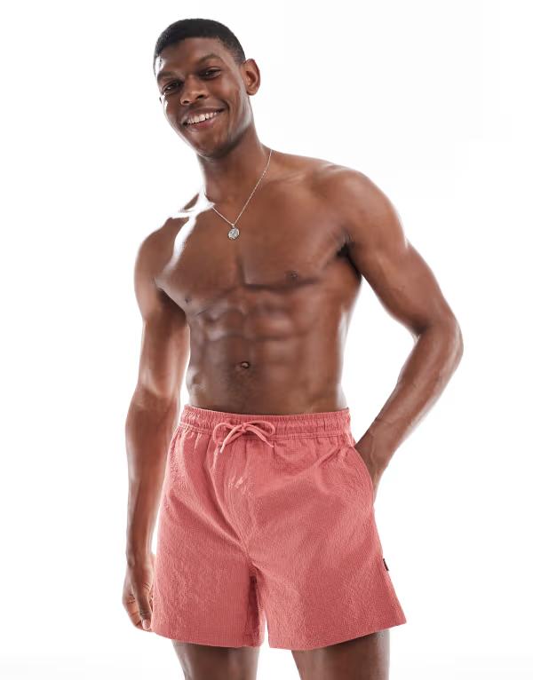 オンリーアンドサンズ メンズ 水着 ハーフパンツ・ショーツ ショートパンツ ONLY & SONSeersucker swim..