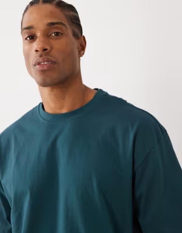 コットンオン メンズ トップス Tシャツ Cotton everyday fit-shirt in deep sea teal DEEP SEA TEAL ティール