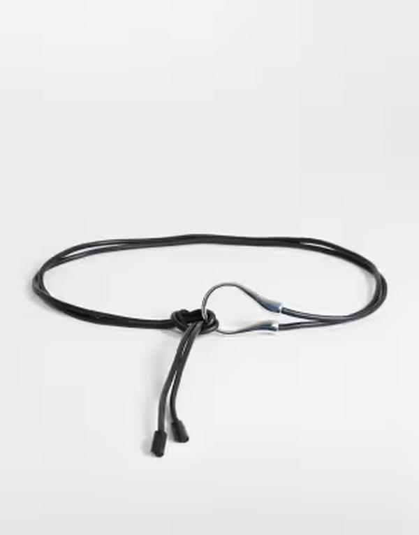 トップショップ レディース アクセサリー ベルト Topshop Annie hardware tie belt...