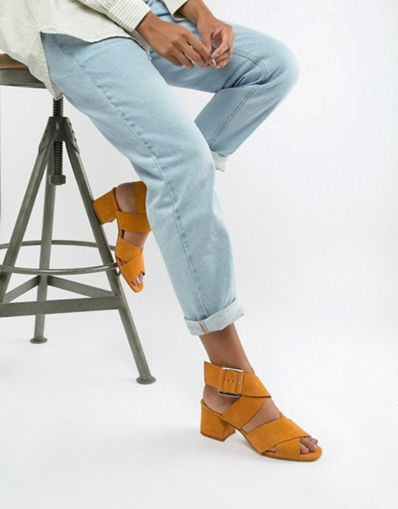 エイソス レディース サンダル シューズ ASOS DESIGN Tosh suede crossover sandals Marigold suede エイソス レディース サンダル シューズ ASOS DESIGN Tosh suede crossover sandals Marigold suede
