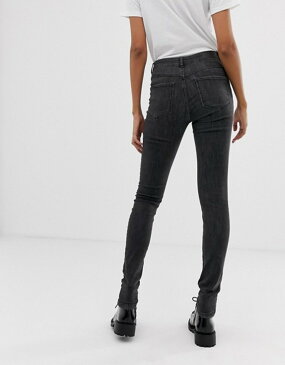 ベロモーダ レディース デニムパンツ ボトムス Vero Moda Tall Skinny Jean Dark grey denim