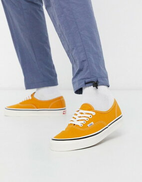 バンズ メンズ スニーカー シューズ Vans Anaheim Authentic 44 DX sneaker in gold Anaheim factory og g