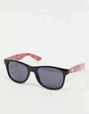 バンズ メンズ サングラス・アイウェア アクセサリー Vans Spicoli 4 sunglasses in pink floral Fuchsia purple trap