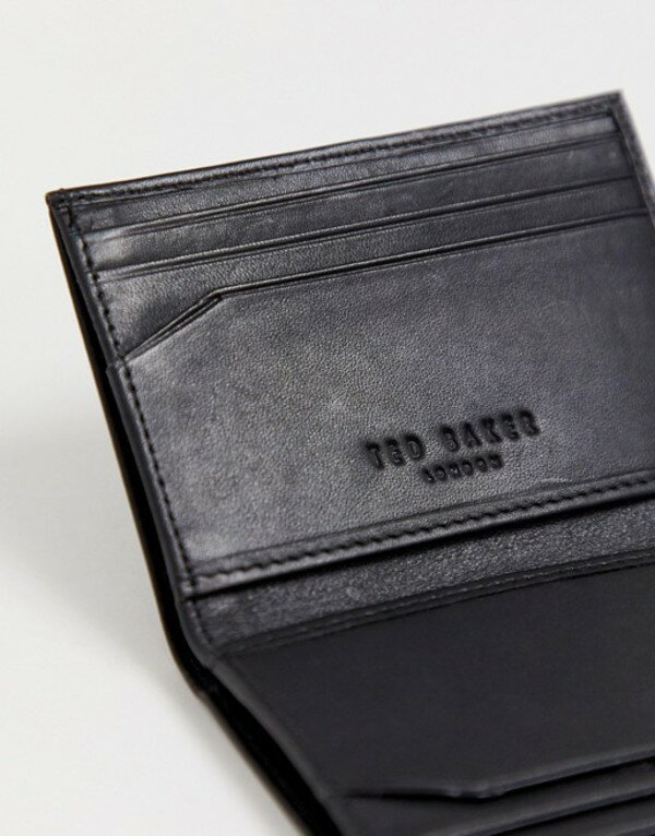 テッドベーカー メンズ 財布 アクセサリー Ted Baker Zacks Bi Fold Leather Wallet Black Revida 店 テッドベーカー メンズ 財布 アクセサリー Ted Baker Zacks Bi Fold Leather Wallet Black Revida 店