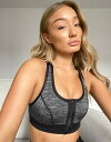 ドリーナ レディース ブラジャー アンダーウェア Dorina Extreme high impact non padded sports bra in gray Gray marl