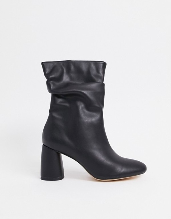 値引きする パブリックデザイア レディース ブーツ レインブーツ シューズ Public Desire Marshmallow Slouch Boots In Black Black 全ての Www Linkschool Co Uk