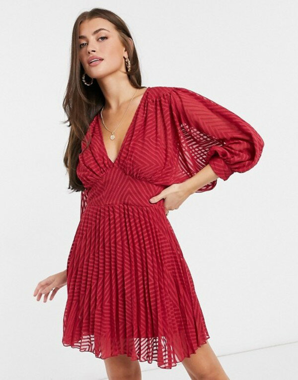 お気にいる エイソス レディース ワンピース トップス Asos Design Pleated Batwing Mini Dress In Chevron Dobby In Oxblood Oxblood 別注 Hacachievers Com お気にいる エイソス レディース ワンピース トップス Asos Design Pleated Batwing Mini Dress In Chevron Dobby In Oxblood Oxblood 別注 Hacachievers Com