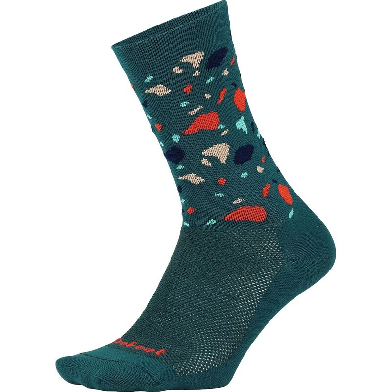 ̵ ǥե    Aireator 6in Sock Terrazo/Forest Green