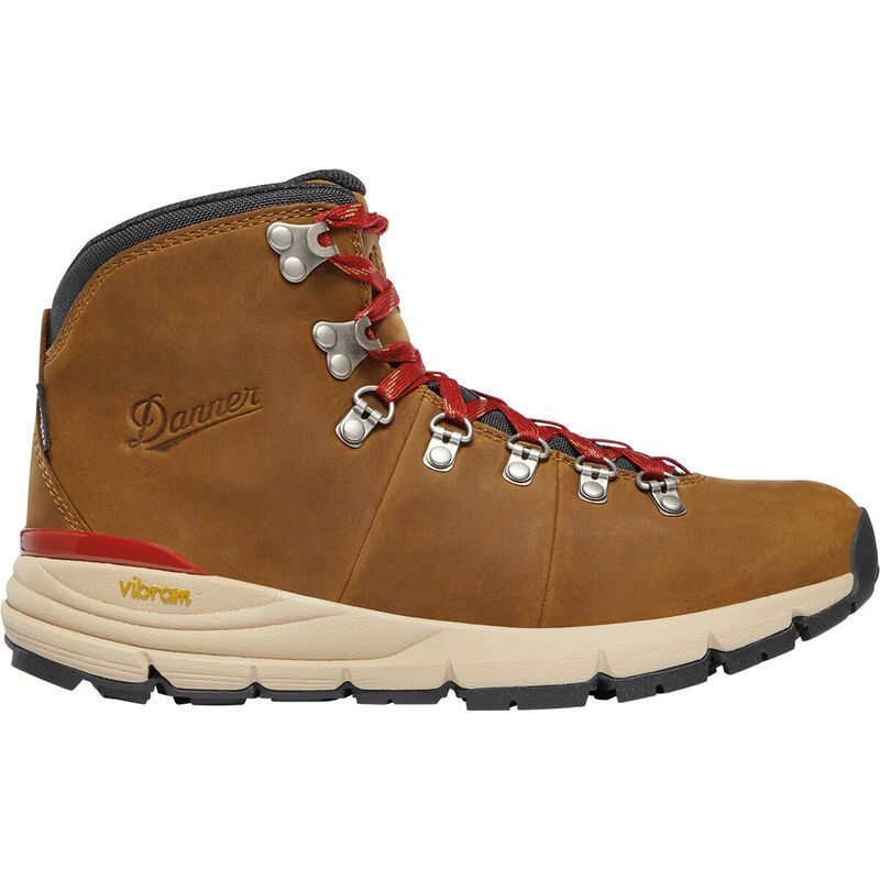 【送料無料】 ダナー レディース ブーツ・レインブーツ シューズ Mountain 600 Leaf 4.5in GTX Hiking Boot - Women's Grizzly Brown/Rhodo Red
