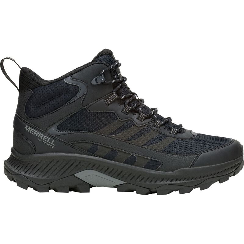������ �����Y �V���[�Y �X�j�[�J�[ �u�[�c Merrell Speed Strike 2 Mid WP Hiking Boot - Men's Black �u���b�N