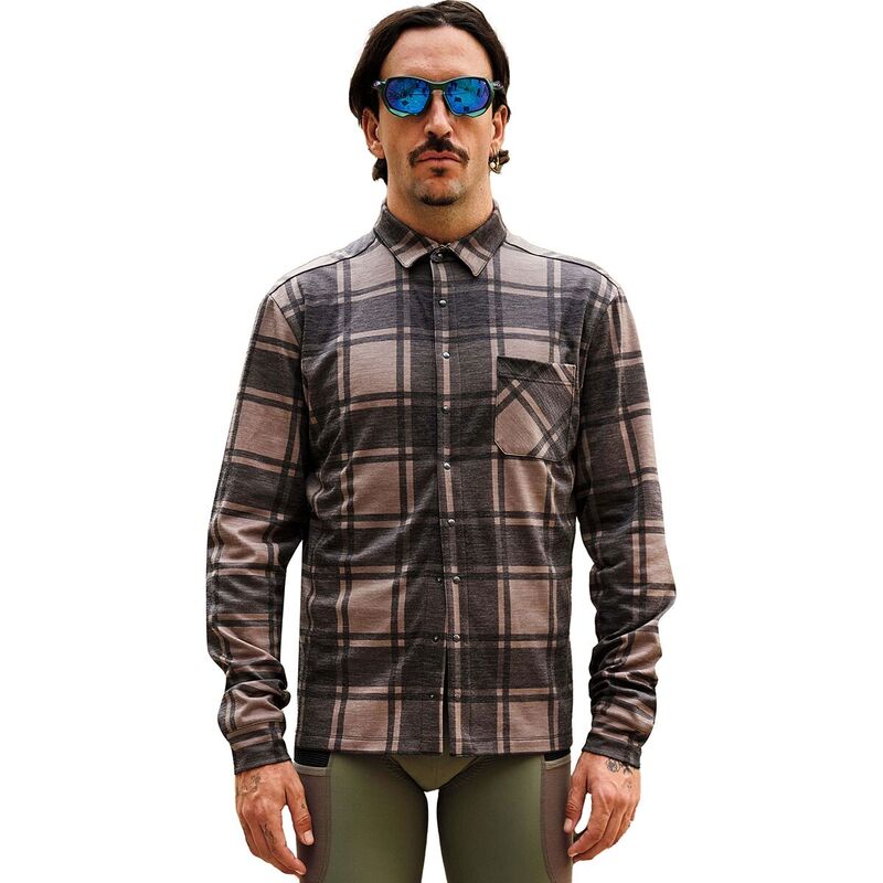 ジョルダーノ メンズ トップス Tシャツ ボタンダウン ウール シャツ ダウン 長袖 Giordana Beyond Gravel Button Down Wool Long-Sleeve Shirt Olive Plaid オリーブ