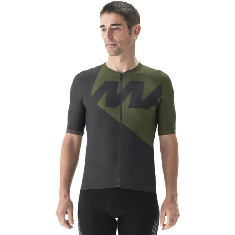 【送料無料】 マビック メンズ Tシャツ トップス Aksium Graphic Jersey - Men's Carbone/Olive