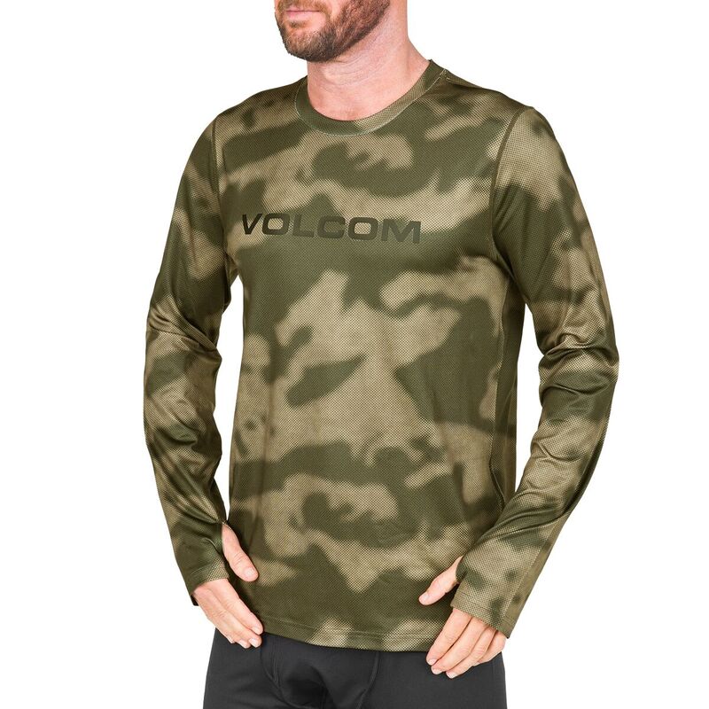 【送料無料】 ボルコム メンズ Tシャツ トップス M V-Science Crew Top - Men's Camouflage