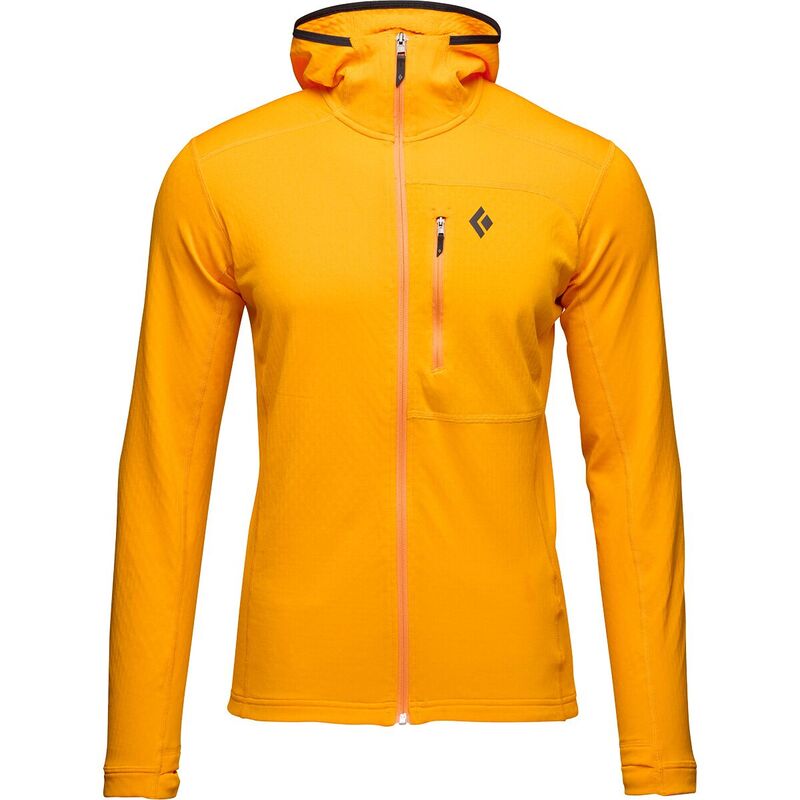 ブラックダイヤモンド メンズ アウター ジャケット・ブルゾン フーデッドジャケット フリース ジャケット Black Diamond CoEfficient Fleece Hooded Jacket - Men's BD Orange オレンジ