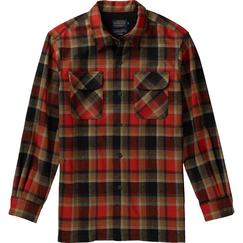 ̵ ڥɥȥ   ȥåץ Board Shirt - Men's Red/Black Plaid