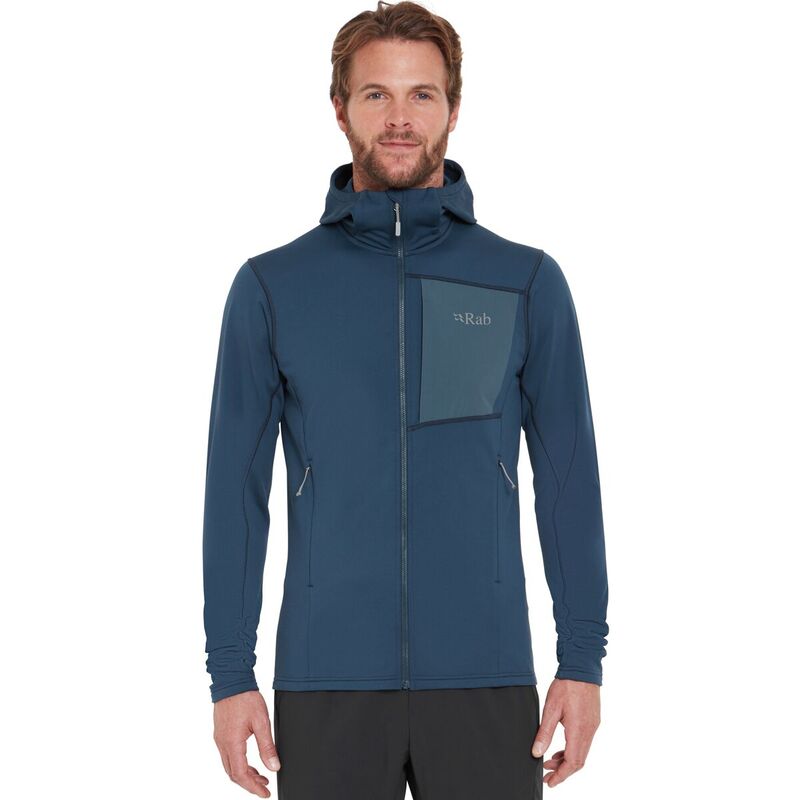 【送料無料】 ラブ メンズ ジャケット・ブルゾン アウター Superflux Hooded Jacket - Men's Tempest Blue