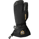 【送料無料】 ヘストラ メンズ 手袋 アクセサリー Army Leather GTX 3-Finger Mitten - Men's Black/Black