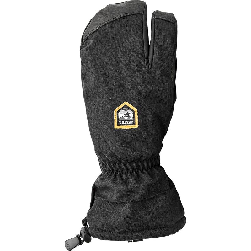【送料無料】 ヘストラ メンズ 手袋 アクセサリー CZone Mountain 3-Finger Mitten Black