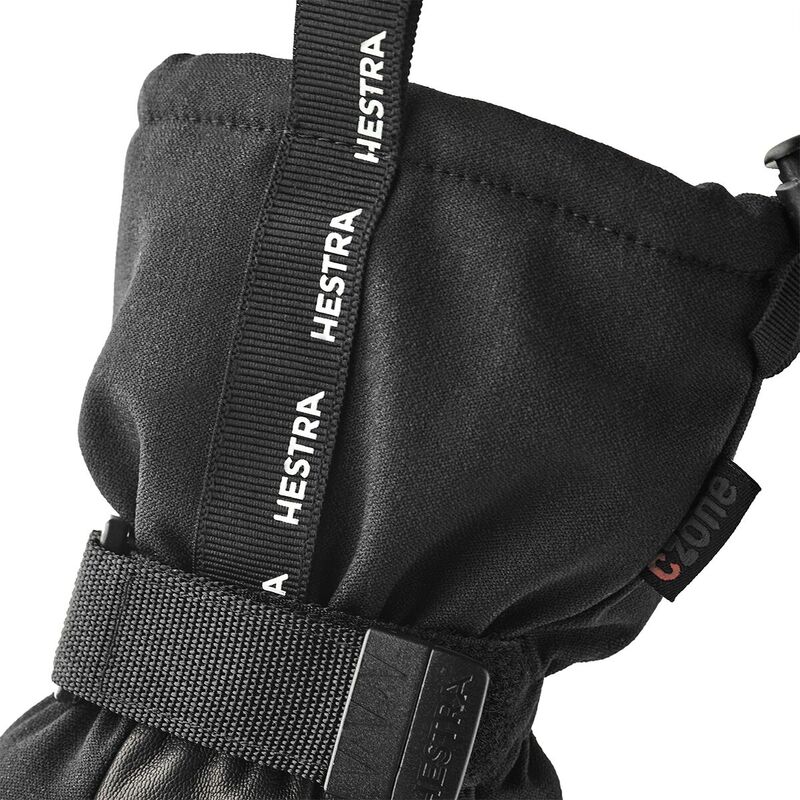 【送料無料】 ヘストラ メンズ 手袋 アクセサリー CZone Mountain 3-Finger Mitten Black