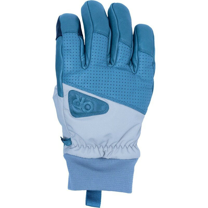 【送料無料】 アウトドアリサーチ メンズ 手袋 アクセサリー Snowcrew Leather Glove Neptune/Harbor