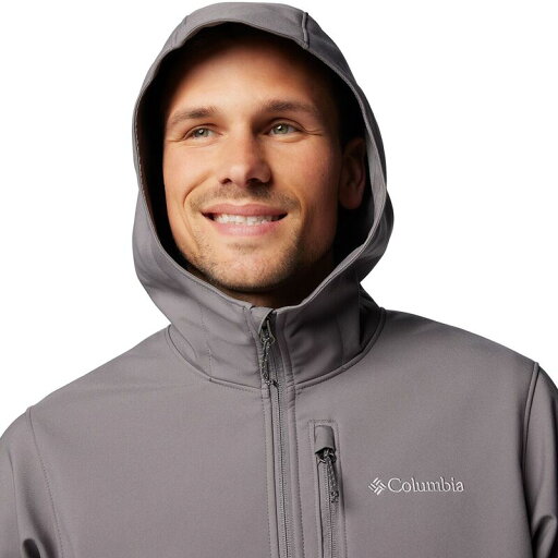 【送料無料】 コロンビア メンズ ジャケット・ブルゾン アウター Ascender II Hooded Softshell Jacket - Men's Stone Green