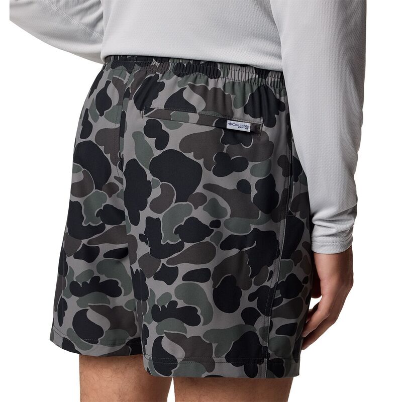 【送料無料】 コロンビア メンズ ハーフパンツ・ショーツ 水着 PFG Rambler Printed 8in Water Short - Men's Lemon Wash Tarpon Trek