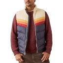 【送料無料】 マリーン レイヤー メンズ ベスト トップス Archive Puffer Vest - Men's Navy Sunset Colorblock