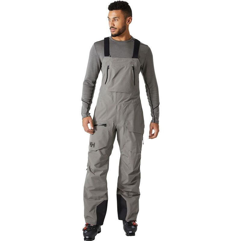 【送料無料】 ヘリーハンセン メンズ カジュアルパンツ ボトムス Ridge Infinity Shell Bib Pant - Men's Concrete