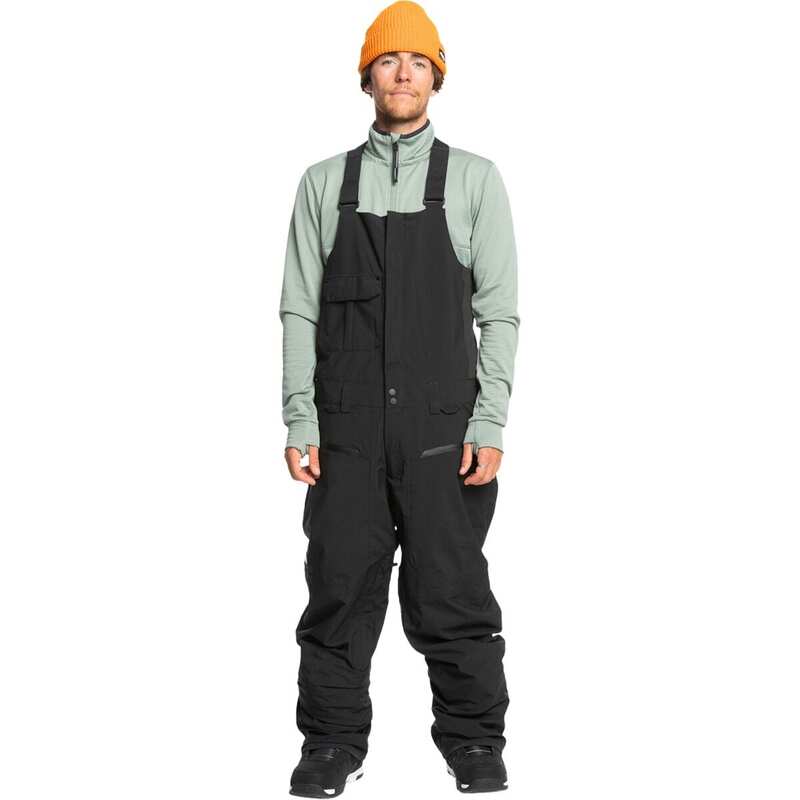 【送料無料】 クイックシルバー メンズ カジュアルパンツ ボトムス Utility Bib Pant - Men's True Black