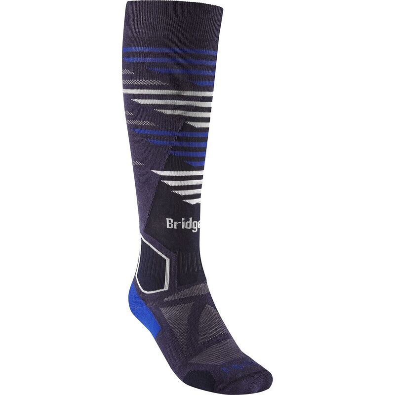 �֥�å��ǡ��� ��� ������������� ���� Bridgedale Ski Lightweight Pattern Sock Navy �ͥ�...