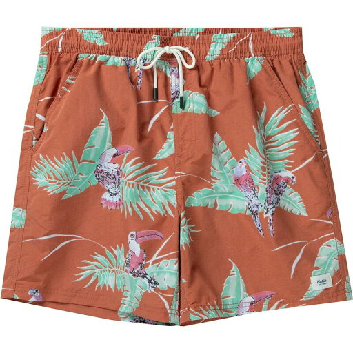 【送料無料】 ケイティン メンズ ハーフパンツ・ショーツ 水着 Paradise Volley Swim Trunk - Men's Red Clay