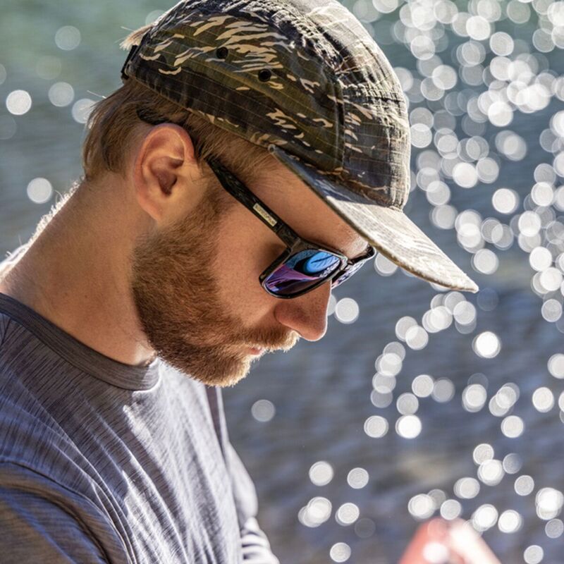 【送料無料】 サンクラウドポラライズド メンズ サングラス・アイウェア アクセサリー Rambler Polarized Sunglasses Crystal Amber/Polar Red Mirror