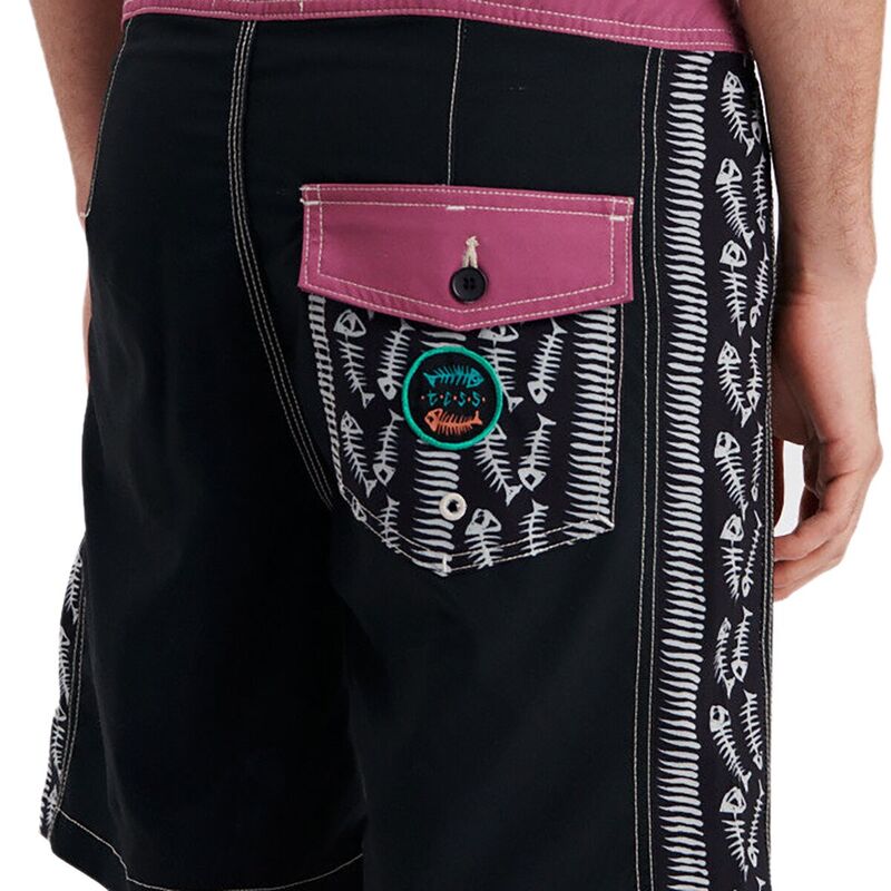 【送料無料】 ティーシーエスエス メンズ ハーフパンツ・ショーツ 水着 Boneyard 18in Panel Board Short - Men's Black