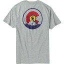【送料無料】 バックカントリー メンズ Tシャツ トップス Colorado Flag T-Shirt - Men's Silver(4)