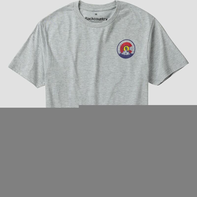 【送料無料】 バックカントリー メンズ Tシャツ トップス Colorado Flag T-Shirt - Men's Silver
