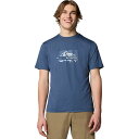 【送料無料】 コロンビア メンズ Tシャツ トップス Kwick Hike Graphic T-Shirt - Men's Collegiate Navy Heather/Peak Direction(4)