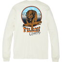 【送料無料】 フィルソン メンズ Tシャツ トップス Long-Sleeve Frontier Graphic T-Shirt - Men's Birch/Wolf Country