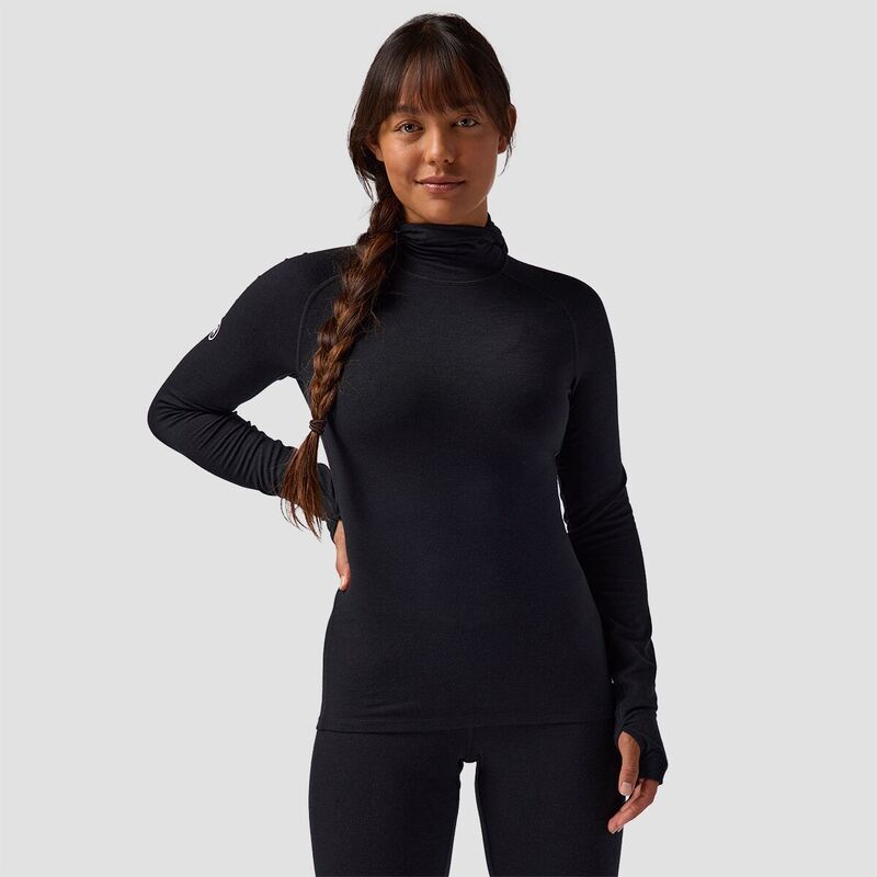 バックカントリー レディース トップス Tシャツ Backcountry Cedars Merino Lightweight Balaclava Baselayer Top - Women's Black ブラック
