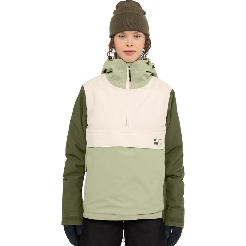 楽天ReVida 楽天市場店【送料無料】 アルマダ レディース ジャケット・ブルゾン アウター Rosalie 2L Insulated Anorak Jacket - Women's Macha/Olive/Cream
