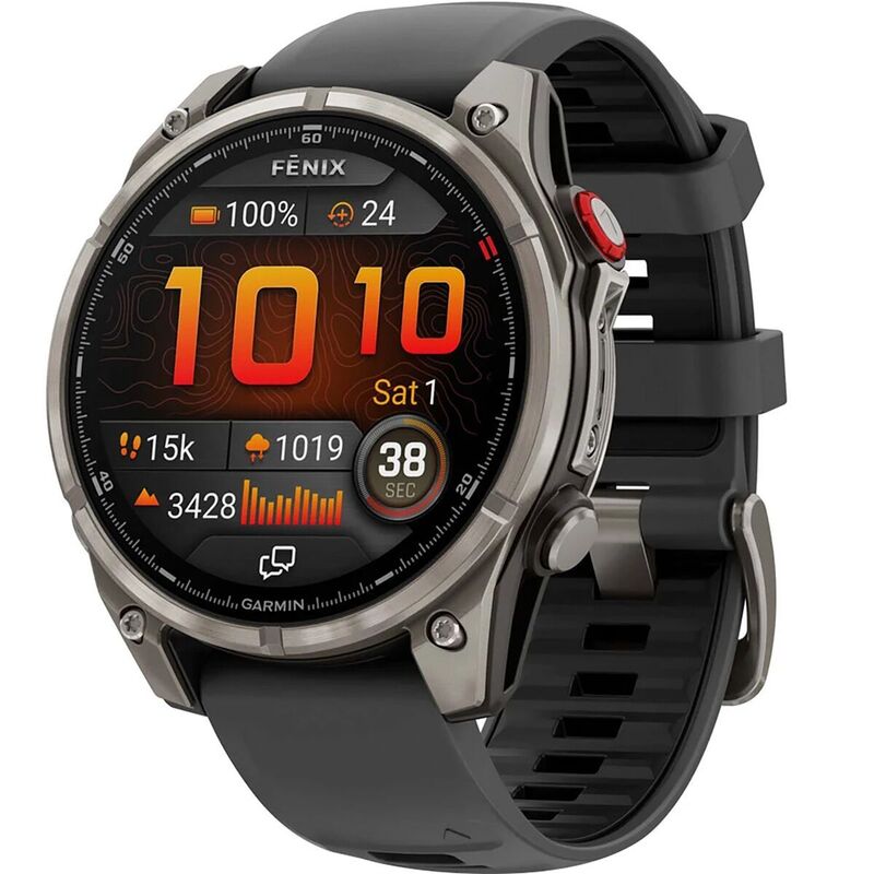 ガーミン メンズ アクセサリー 腕時計 Garmin Fenix 8 Pro Amoled Sport Watch Graphite グラファイト