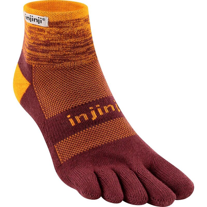 インジンジ メンズ アンダーウェア 靴下 ミニ Injinji Trail Midweight Mini-Crew Xtralife Solar