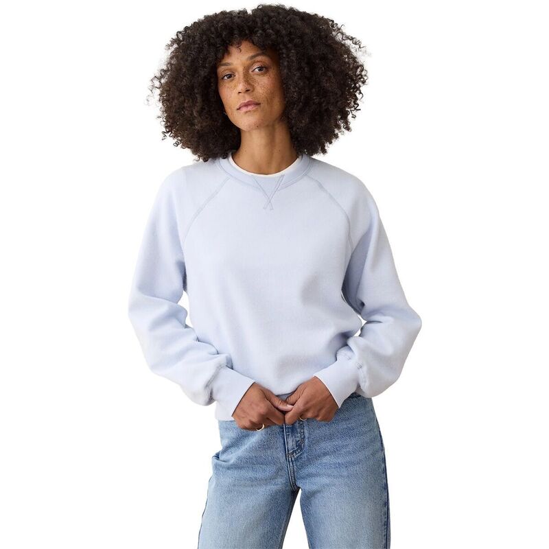マリーン レイヤー レディース アウター パーカー・スウェット スウェット シャツ Marine Layer Cloud 9 Solid Sweatshirt - Women's Soft Chambray