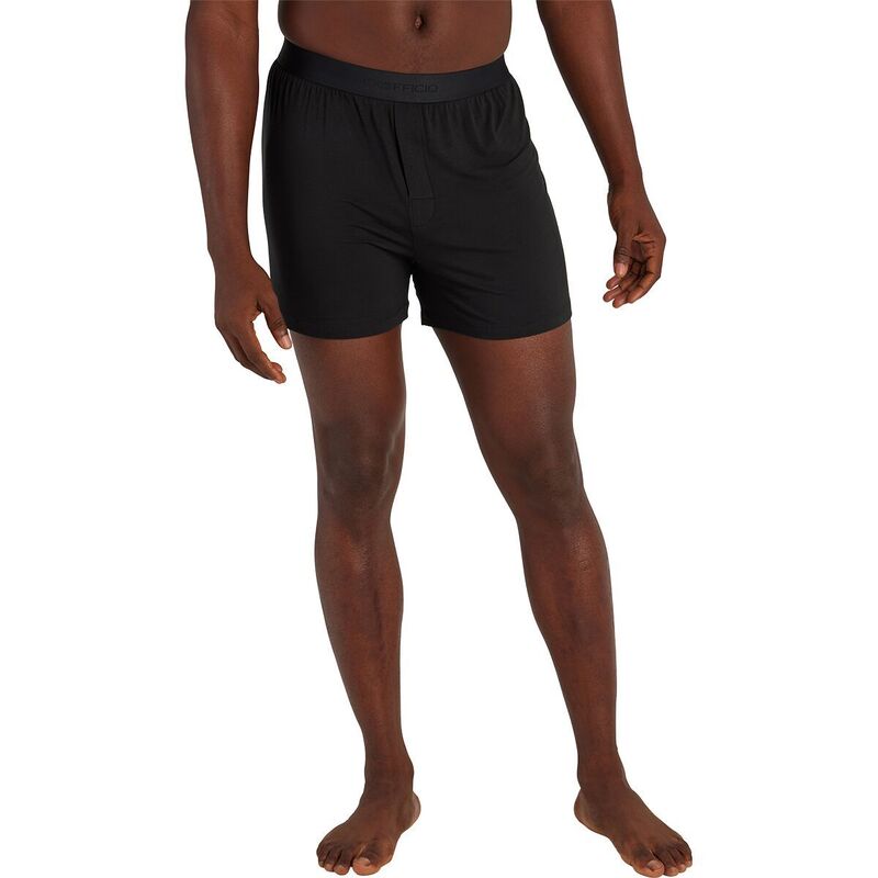 エクスオフィシオ メンズ アンダーウェア ボクサーパンツ ExOfficio Everyday Boxer - Men's Black 2 ..