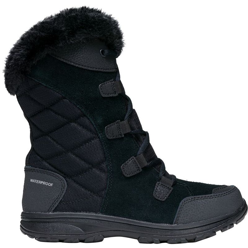 コロンビア レディース ブーツ・レインブーツ シューズ Ice Maiden II Lace Boot Black/Columbia Grey